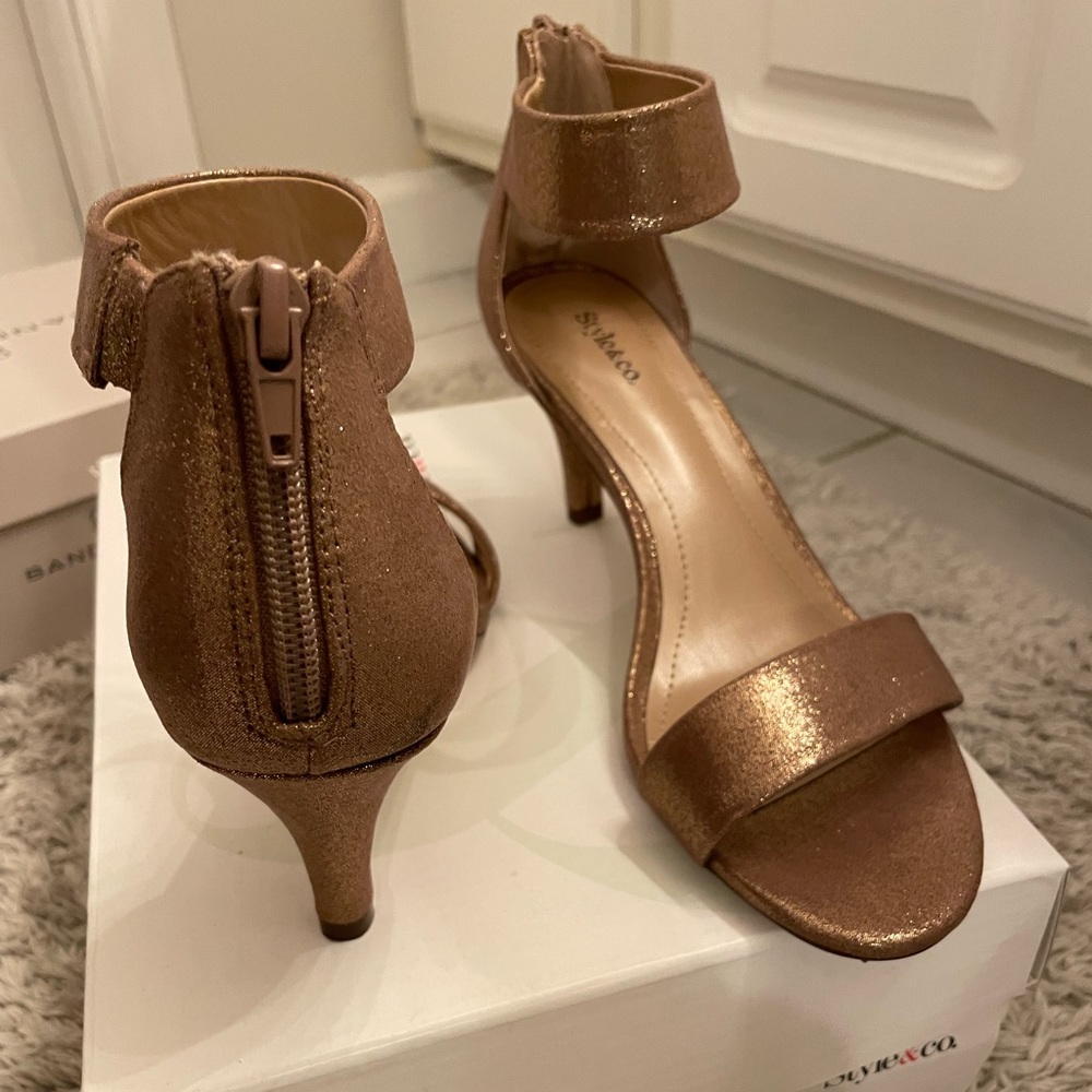Style & Co copper dress shoes
